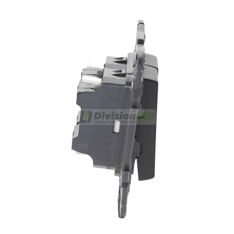 LEGRAND 741444 Interruptor doble 1P 10AX dark LEGRAND VALENA NEXT