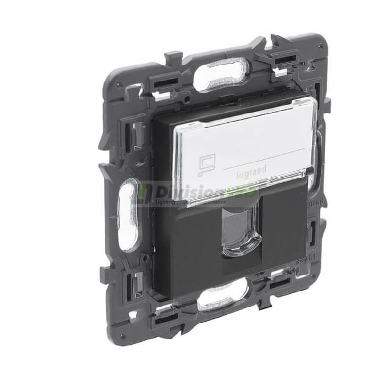 LEGRAND 741475 Base 1XRJ45 UTP Cat 6 dark LEGRAND VALENA NEXT