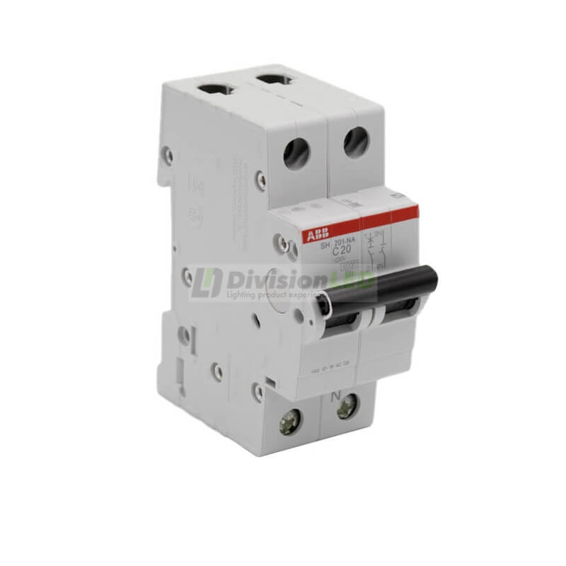 ABB SH201-C20NA Interruptor magnetotérmico 1P+N 20A C 6kA 2CDS211103R0204