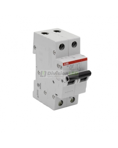ABB SH201-C20NA Interruptor magnetotérmico 1P+N 20A C 6kA 2CDS211103R0204