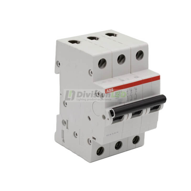 ABB SH203-C20 Interruptor magnetotérmico 3P 20A C 6kA 2CDS213001R0204