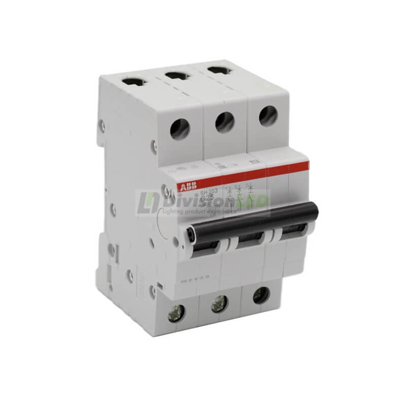 ABB SH203-C25 Interruptor magnetotérmico 3P 25A C 6kA 2CDS213001R0254