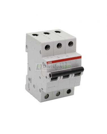 ABB SH203-C25 Interruptor magnetotérmico 3P 25A C 6kA 2CDS213001R0254