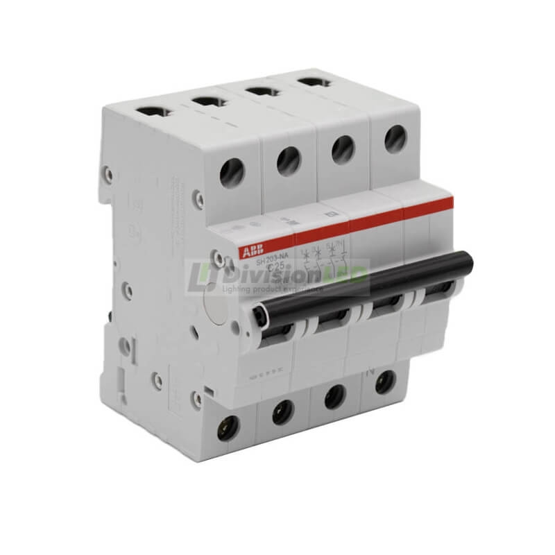 ABB SH203-C25NA Interruptor magnetotérmico 3P+N 25A C 6kA 2CDS213103R0254