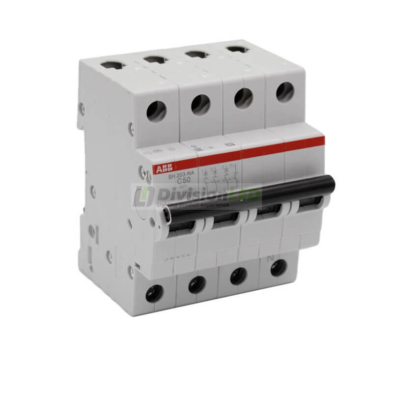 ABB SH203-C50NA Interruptor magnetotérmico 3P+N 50A C 6kA 2CDS213103R0504