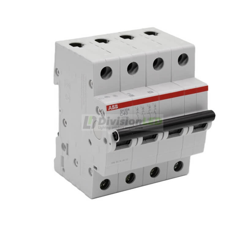 ABB SH204-C40 Interruptor magnetotérmico 4P 40A C 6kA 2CDS214001R0404