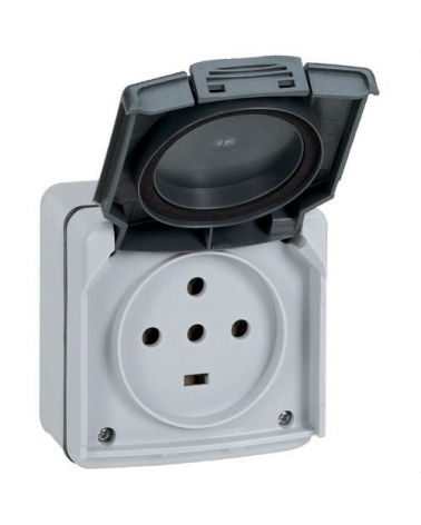 LEGRAND 091657 plexo-monoblock superficie 3p+t+n 20a gris