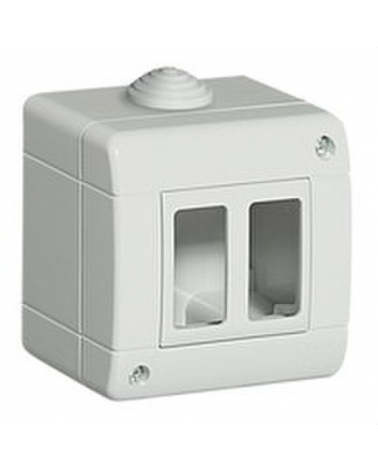 LEGRAND 25402 idrobox-caja ip40 2 modulos gris