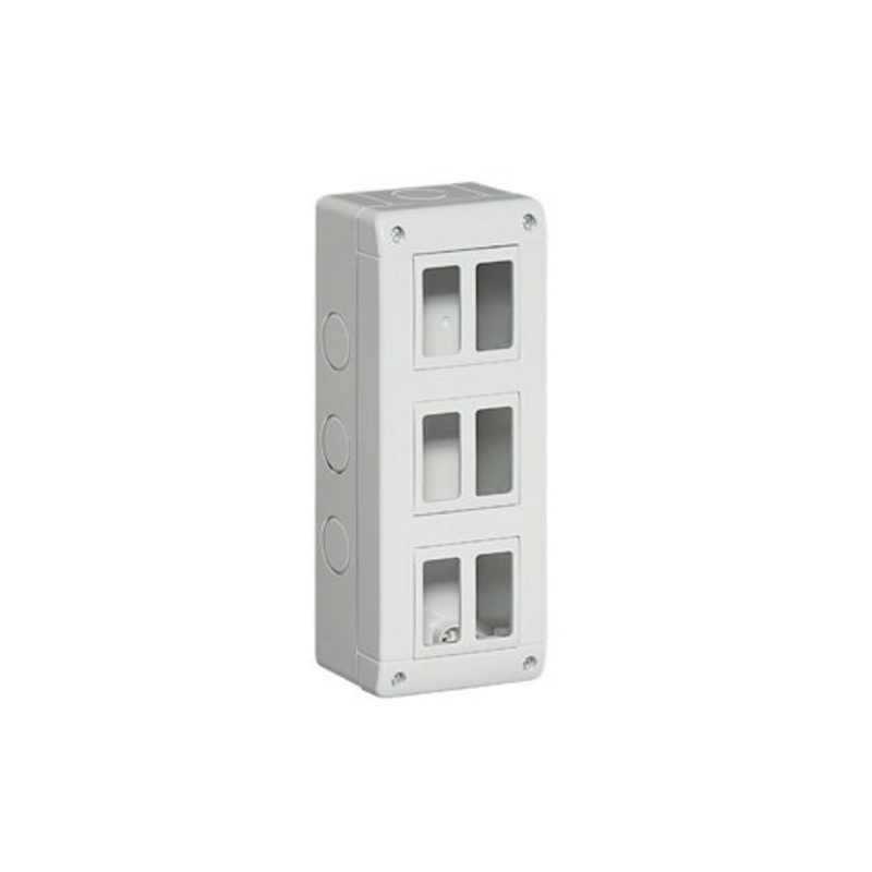 LEGRAND 25406V idrobox-caja ip40 ver 2x3 modulos gris