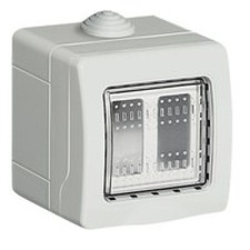 LEGRAND 25502 idrobox-caja ip55 2 modulos gris