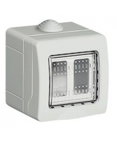 LEGRAND 25502 idrobox-caja ip55 2 modulos gris