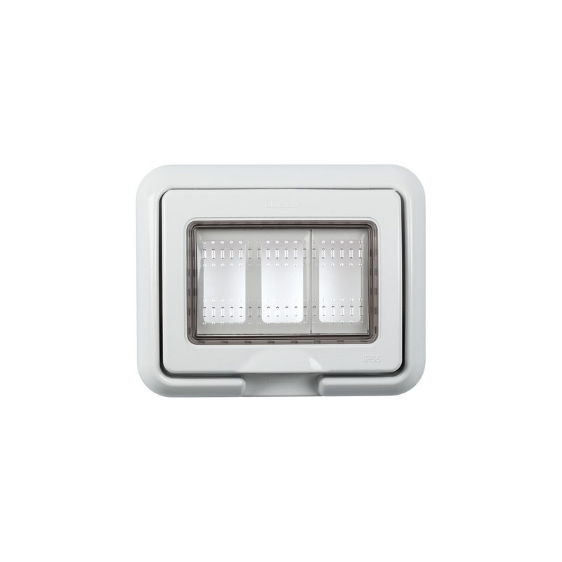 LEGRAND 25603 idrobox-tapa ip55 3 modulos gris