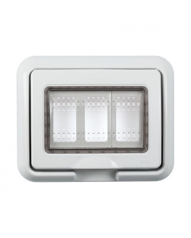 LEGRAND 25603 idrobox-tapa ip55 3 modulos gris
