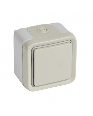 LEGRAND 069751 plexo-monoblock superficie conmutador 1p 10a blanco