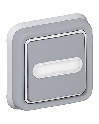 LEGRAND 069824 plexo-monoblock empotrar pulsador etiq na+nc gris