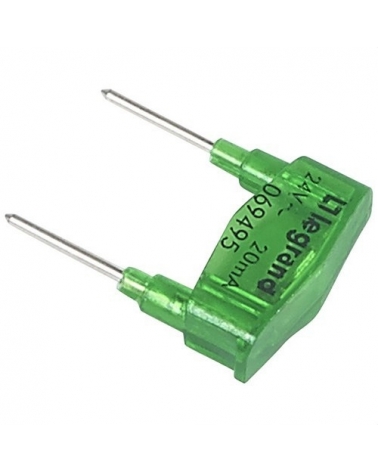 LEGRAND 069495 plexo-lámpara 24v/20ma verde