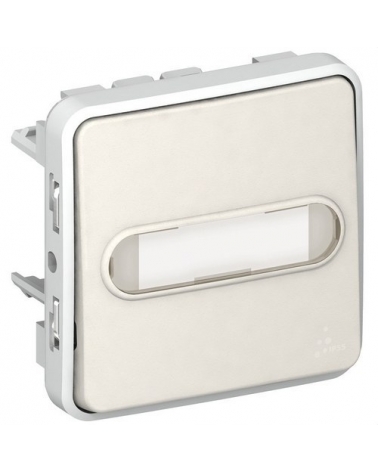 LEGRAND 069634 plexo-pulsador etiqueta na+nc blanco
