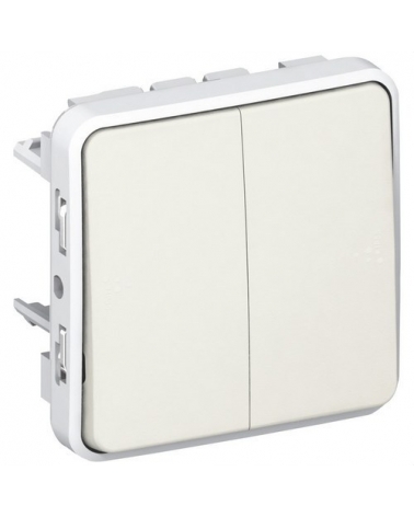 LEGRAND 069635 plexo-pulsador doble 1p 10a blanco