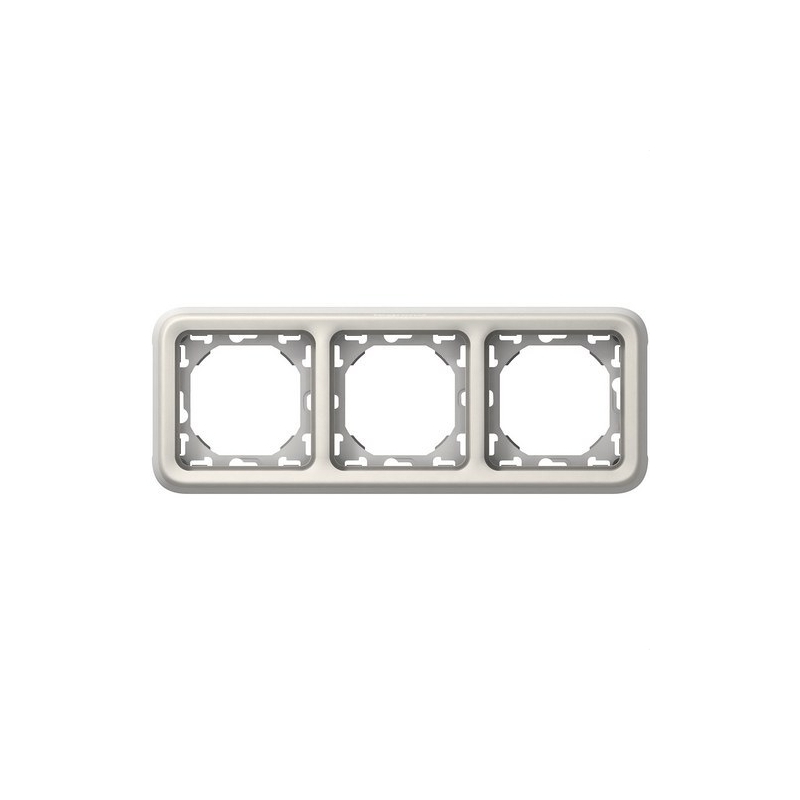 LEGRAND 069698 plexo-marco empotrar 3 elementos horizontal blanco