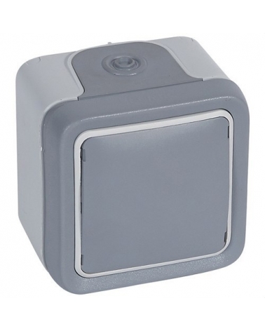 LEGRAND 069745 plexo-monoblock superficie salida cables gris