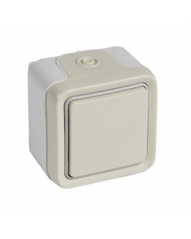 LEGRAND 069760 plexo-monoblock superficie pulsador 1p 10a blanco