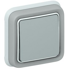 LEGRAND 069811 plexo-monoblock empotrar conmutador 1p 10a gris