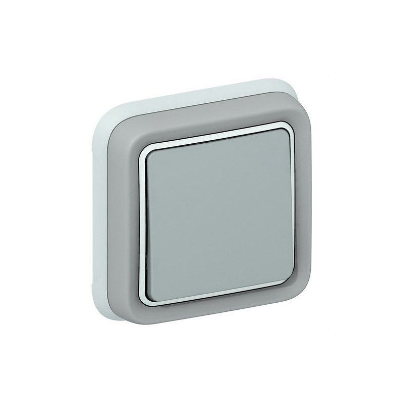 LEGRAND 069811 plexo-monoblock empotrar conmutador 1p 10a gris