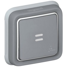 LEGRAND 069821 plexo-monoblock empotrar pulsador luminoso na+nc gris