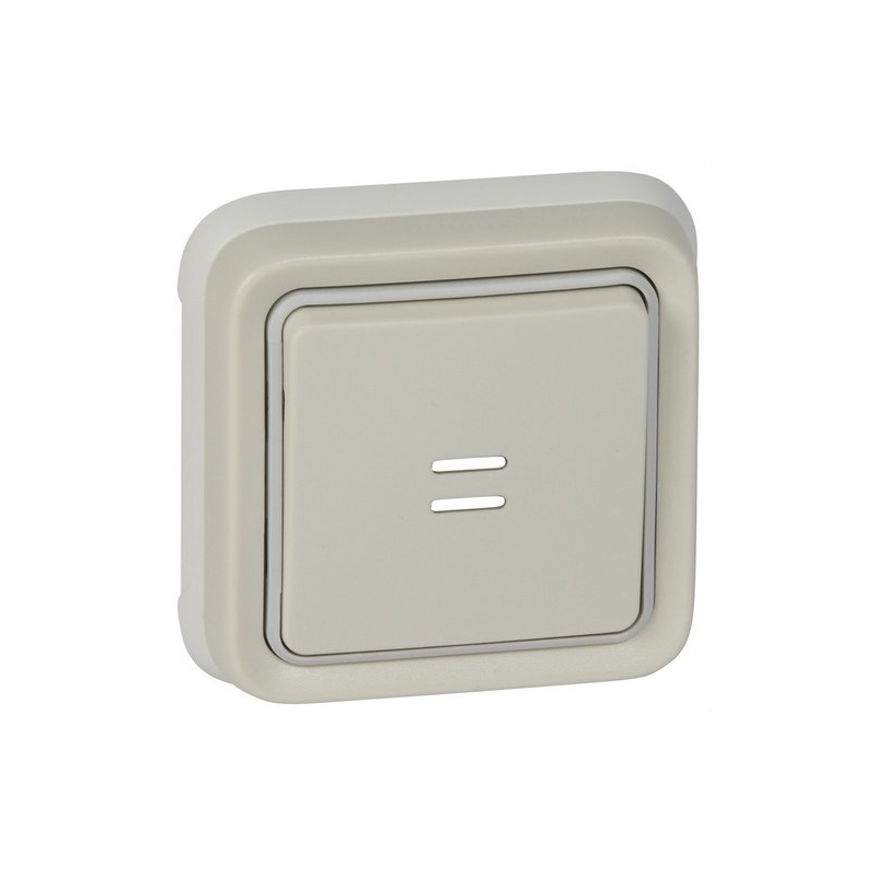 LEGRAND 069861 plexo-monoblock empotrar pulsador luminoso na+nc blanco