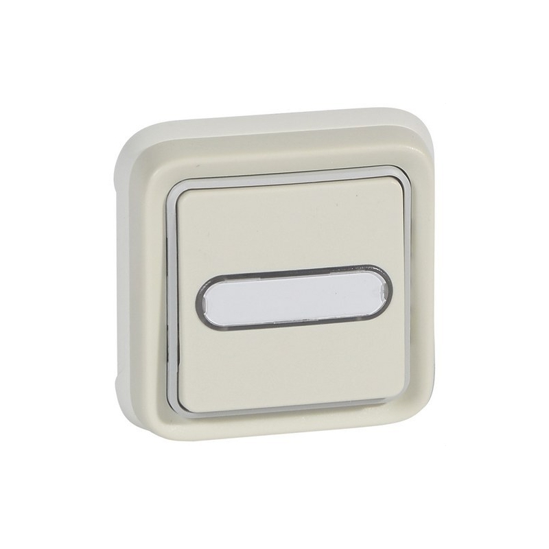 LEGRAND 069864 plexo-monoblock empotrar pulsador etiqueta na+nc blanco