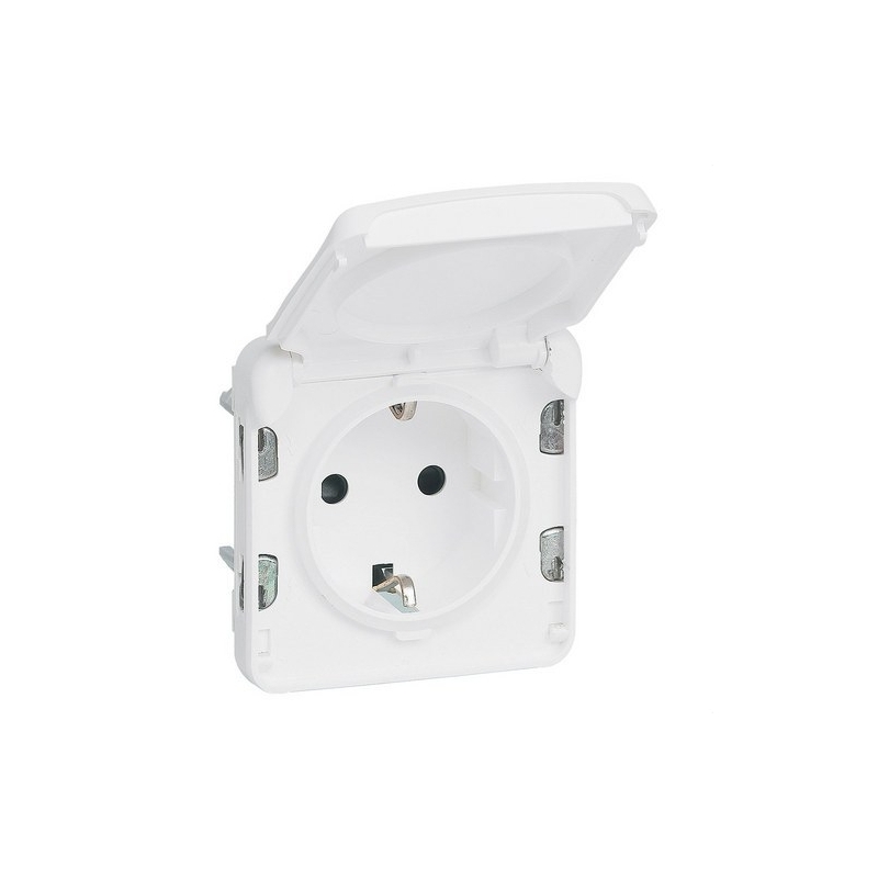 LEGRAND 070722 plexo-base de corriente 2p+t tornillo blanco