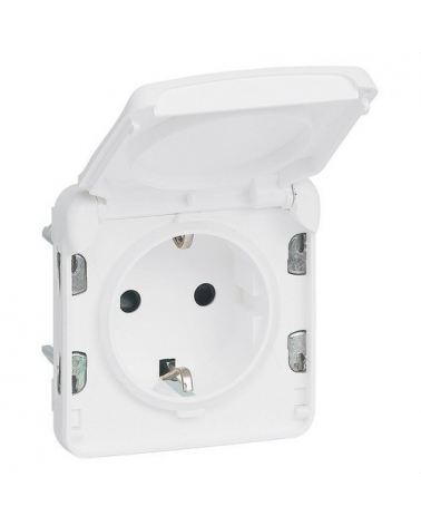 LEGRAND 070722 plexo-base de corriente 2p+t tornillo blanco