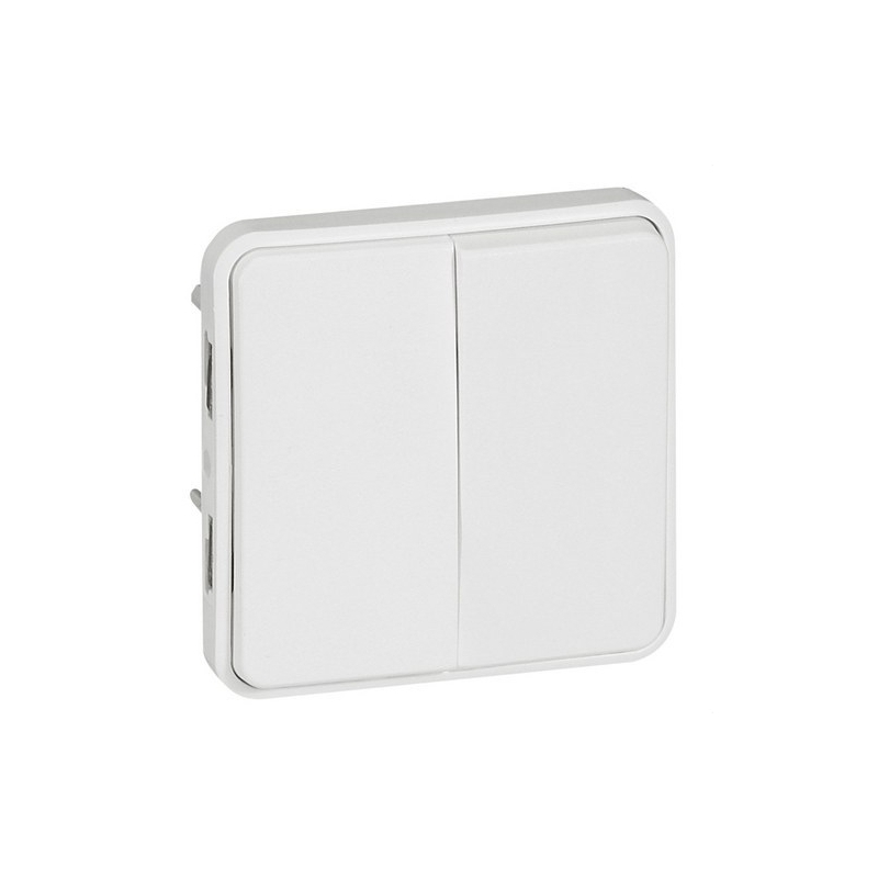 LEGRAND 070726 plexo-conmutador doble 10a blanco