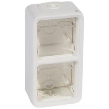 LEGRAND 070743 plexo-caja superficie 2 elementos vertical blanco