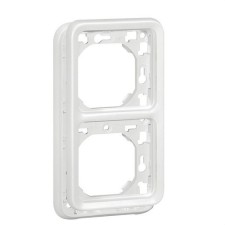 LEGRAND 070749 plexo-marco empotrar 2 elementos vertical blanco