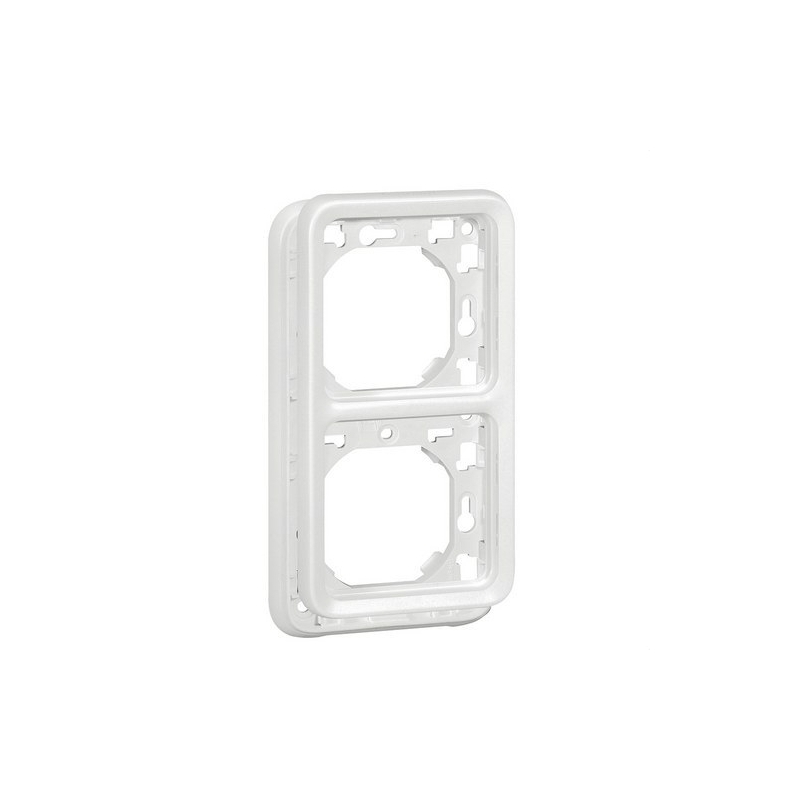 LEGRAND 070749 plexo-marco empotrar 2 elementos vertical blanco