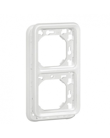LEGRAND 070749 plexo-marco empotrar 2 elementos vertical blanco