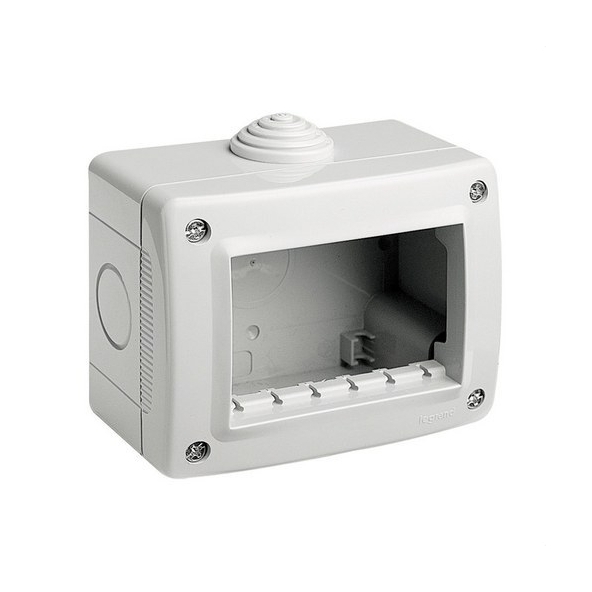 LEGRAND 27403 idrobox-caja ip40 3 modulos gris
