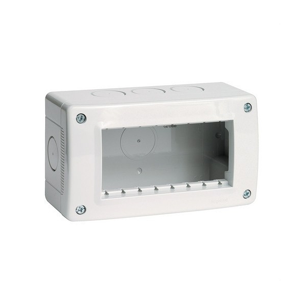 LEGRAND 27404 idrobox-caja ip40 4 modulos gris
