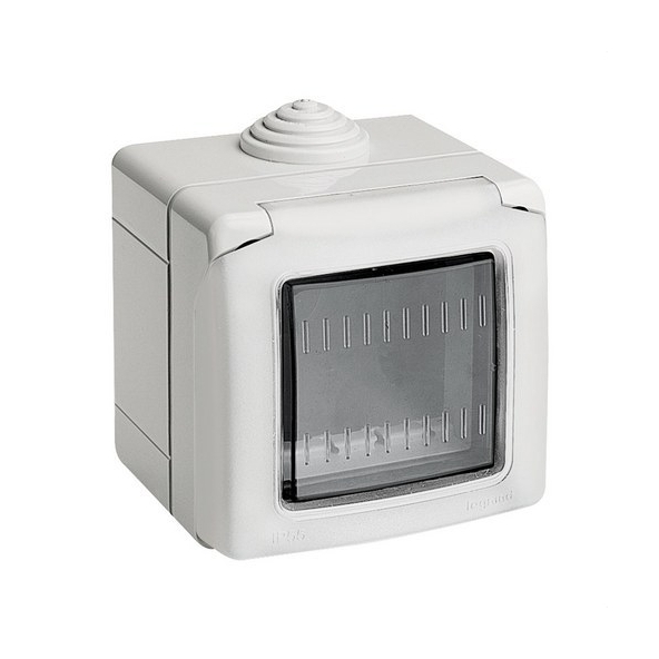 LEGRAND 27502 idrobox-caja ip55 2 modulos gris