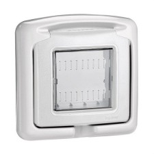 LEGRAND 27602 idrobox-tapa ip55 2 modulos gris