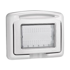 LEGRAND 27603 idrobox-tapa ip55 3 modulos gris