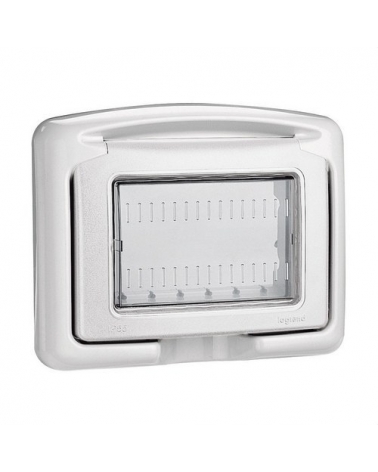LEGRAND 27603 idrobox-tapa ip55 3 modulos gris