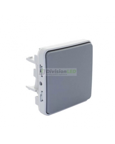 LEGRAND 069511 plexo-conmutador 1P 10A gris