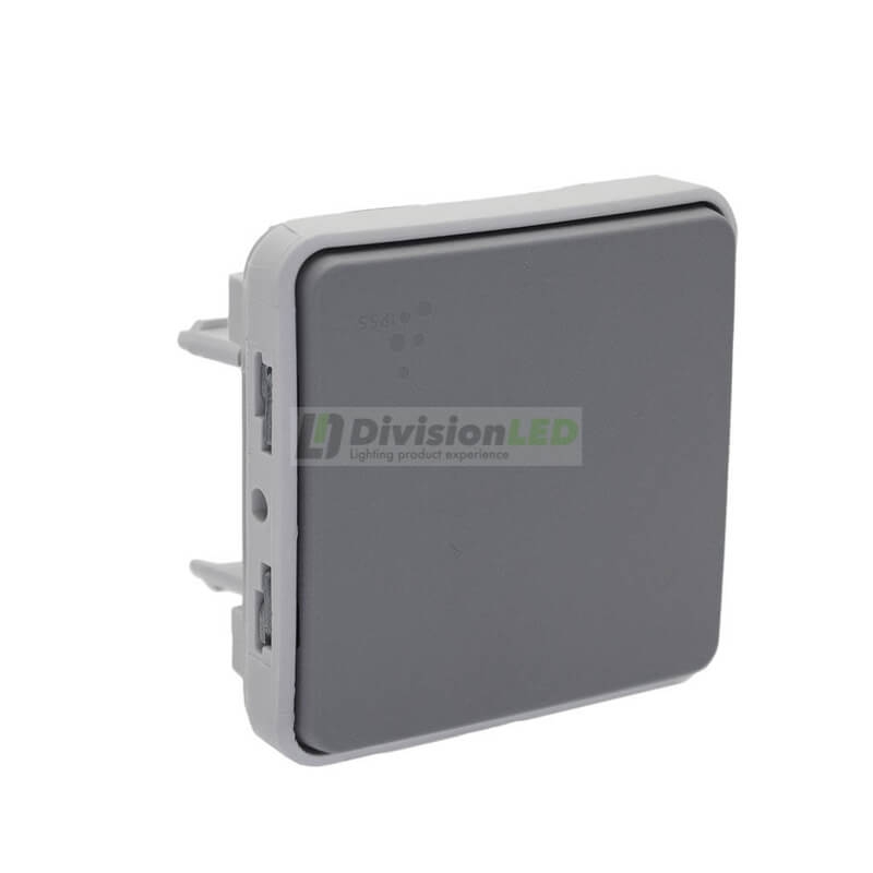 LEGRAND 069540 plexo-pulsador 1P 10A gris