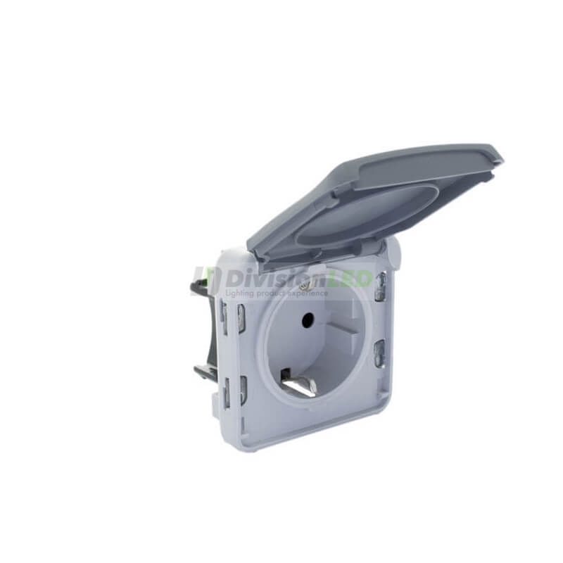 LEGRAND 069571 plexo-base de corriente 2P+T tornillo gris