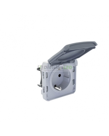 LEGRAND 069571 plexo-base de corriente 2P+T tornillo gris