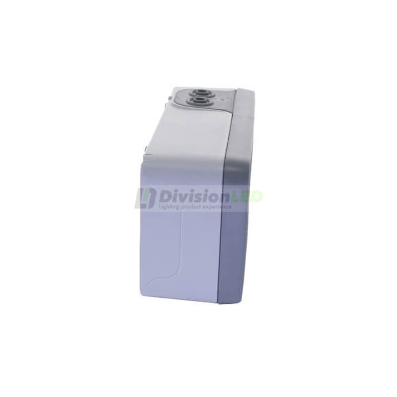 LEGRAND 069672 plexo-caja de superficie 2 elementos horizontal gris