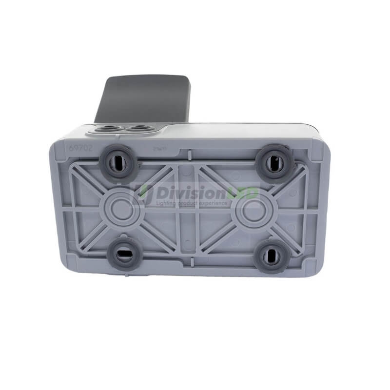 LEGRAND 069702 plexo-monoblock superficie base de corriente 2x2P+T tornillo horizontal gris