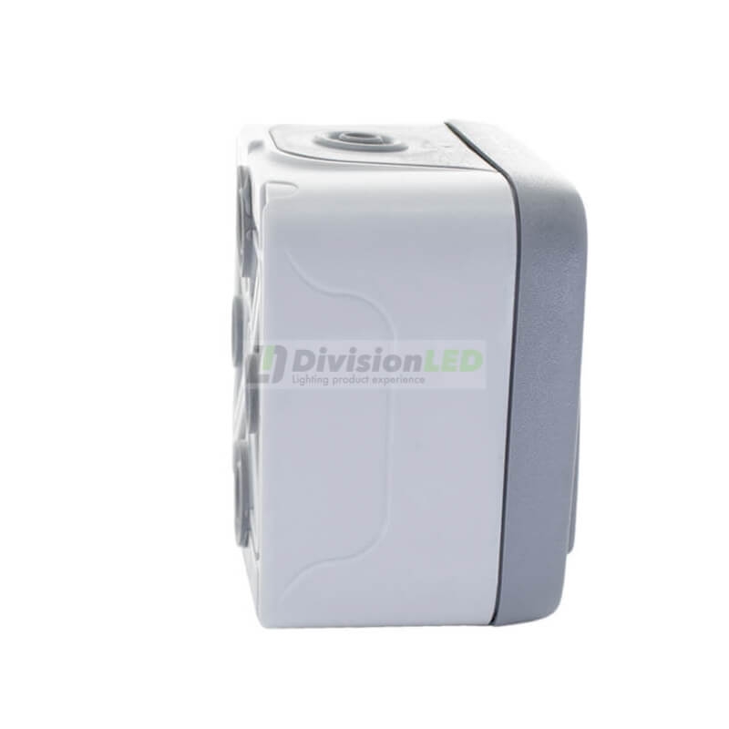 LEGRAND 069712 plexo-monoblock superficie conmutador piloto 1P 10A gris